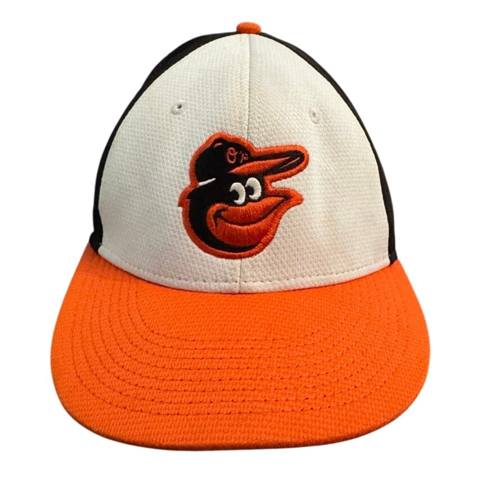 Baltimore Orioles MLB Hat OC Sports Q3 Orange Black White Cartoon Bird OSFM Cap